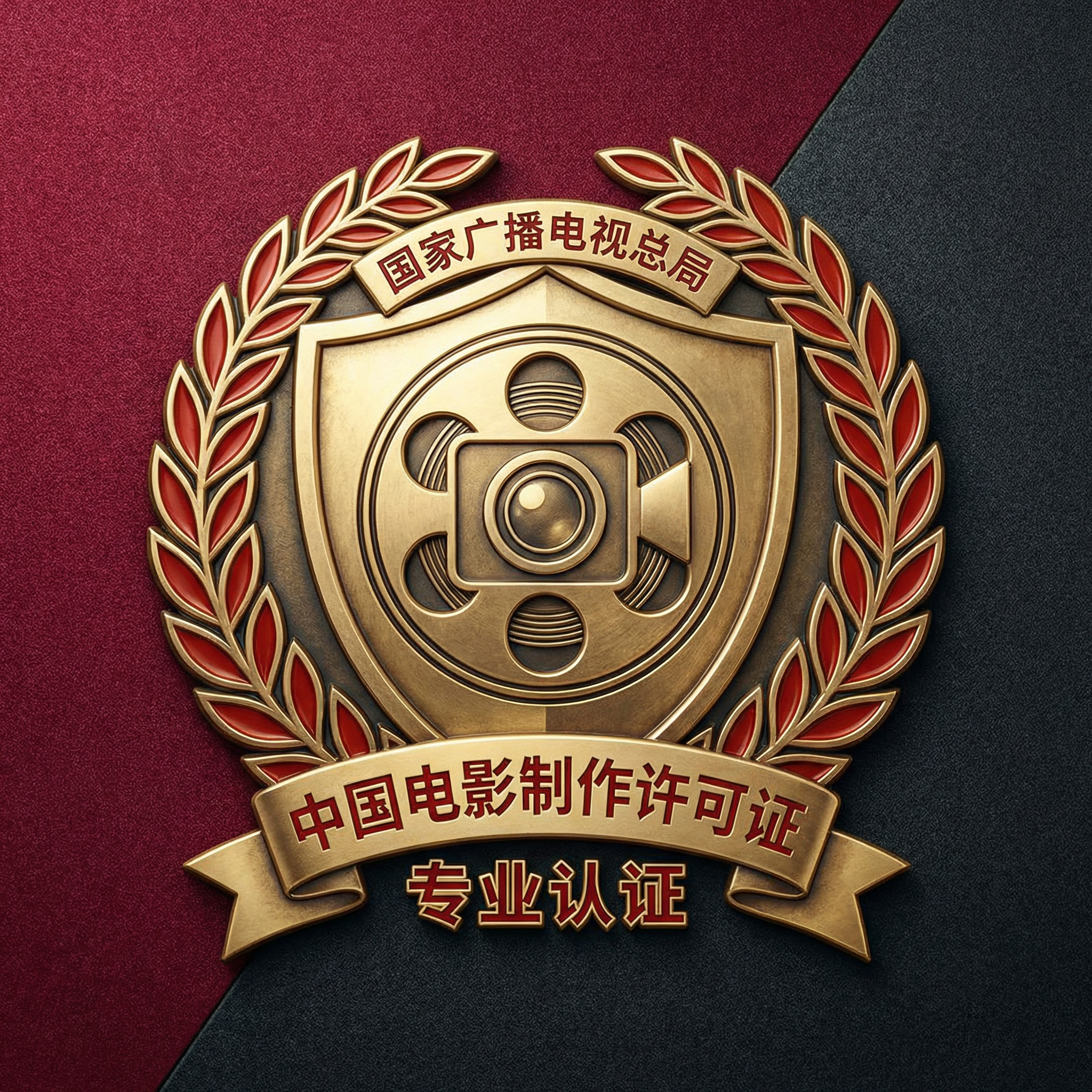 3d同人动漫电影制作许可证徽章